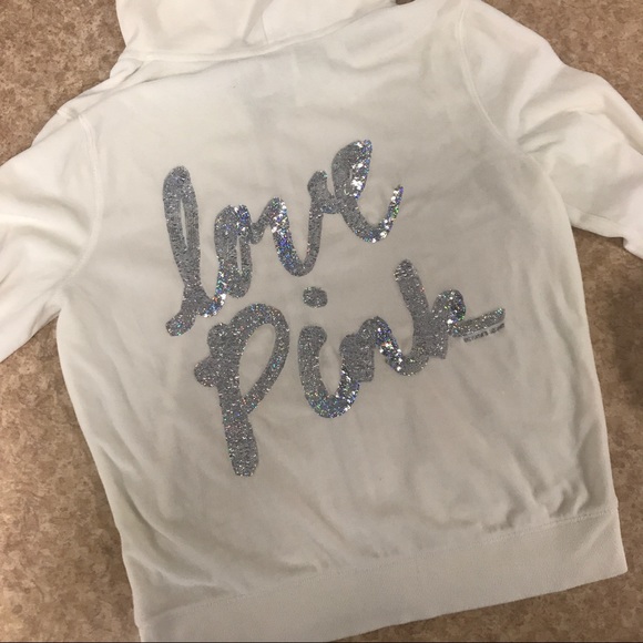 PINK Victoria's Secret Tops - {VICTORIAS SECRET ZIP UP SWEATSHIRT}